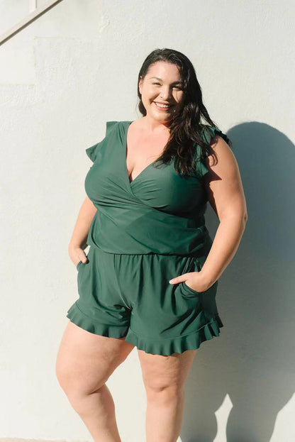 Summer Surfing Tight Straps Sleeveless Air Jumpsuit by WaveRush