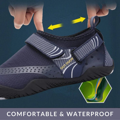 WaveStride Orthopedic Water Shoes – Quick-Dry, EVA Cushioned Insoles & Durable Rubber Sole – Ideal for Water Sports & Outdoor Adventures