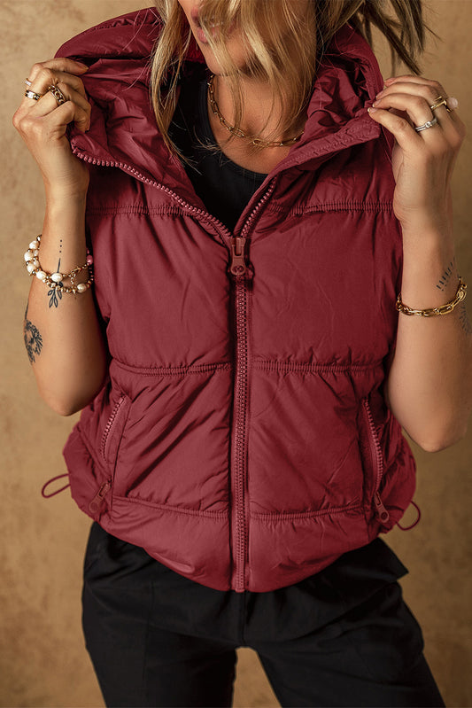 Olivia - Hooded Puffer Vest