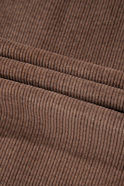 Casual Waffle - Knit Button Up Shacket