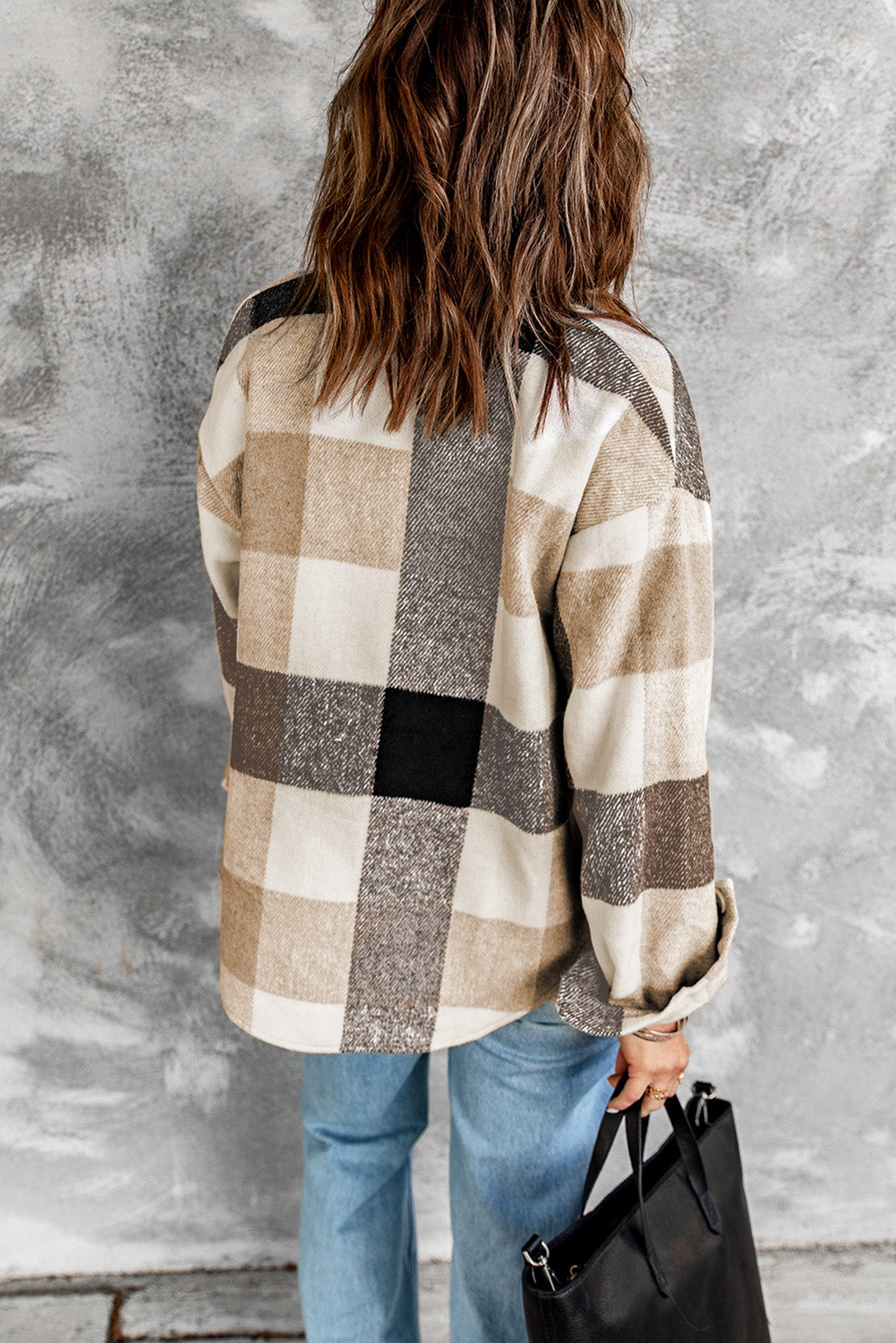 Rosie - Plaid Button-Up Shacket