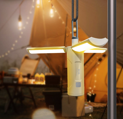 Compact Outdoor Light & Power Bank - Lantern, Work Light, and Flashlight in One Device