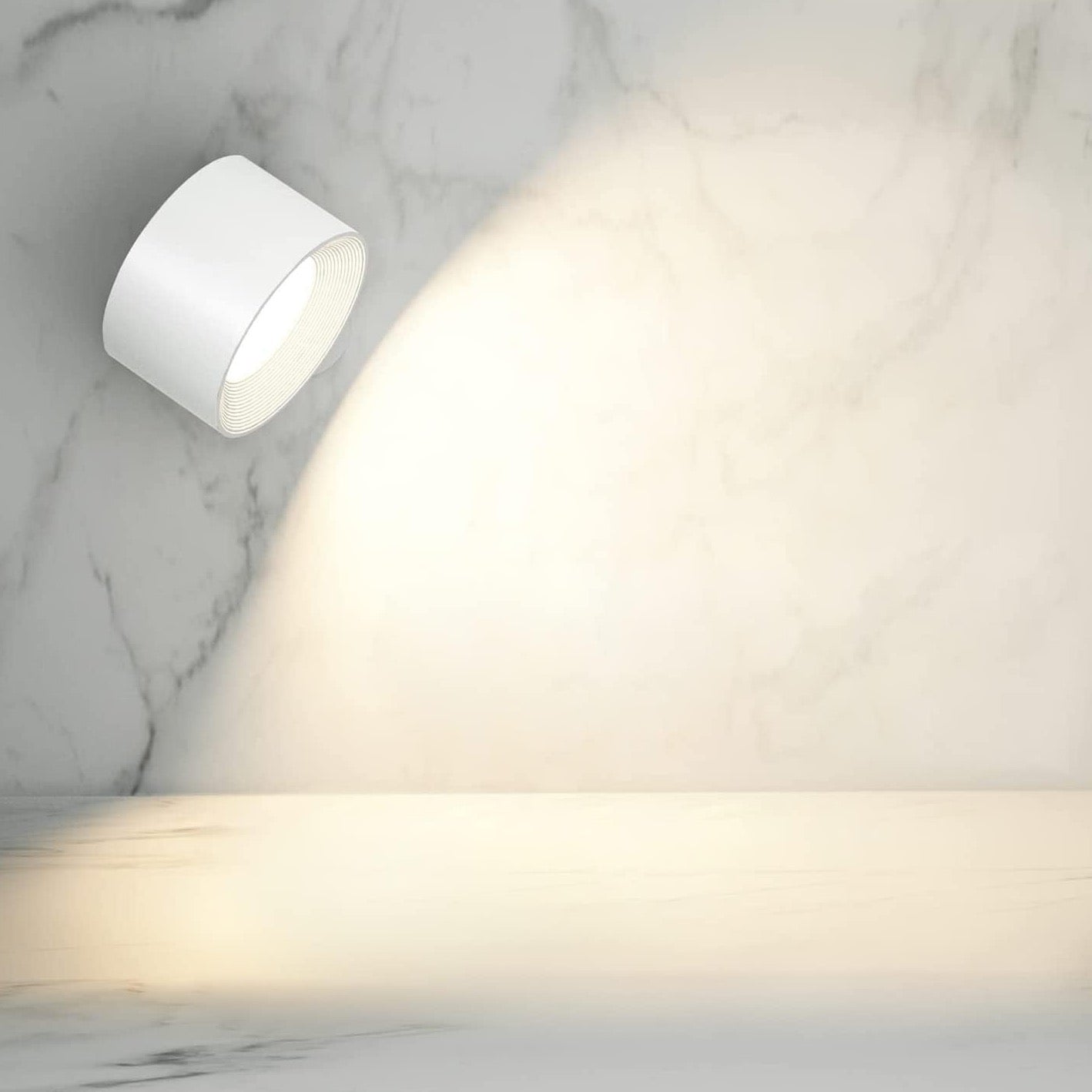 EasyStick Wireless Wall Lamp - Rechargeable, Dimmable, and 360° Adjustable Lighting