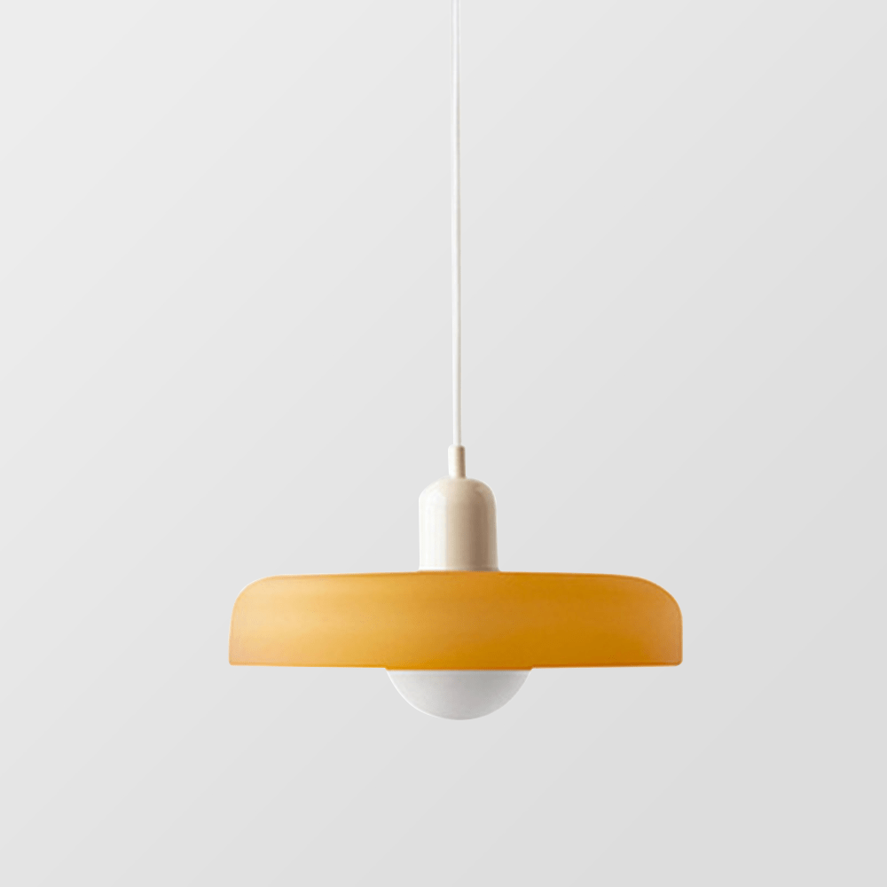 Bauhaus Colored Glass Pendant Lamp - Modern Designer Lighting for Stylish Homes