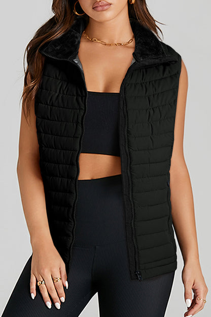 Ruby - Lightweight Puffer Vest with Fleece Lining