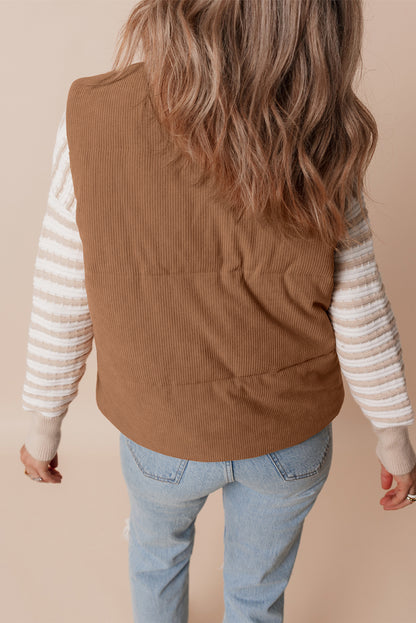 Sophia - Cozy Quilted Puffer Vest