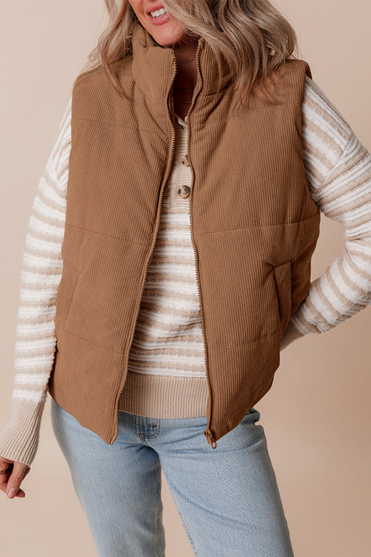 Sophia - Cozy Quilted Puffer Vest