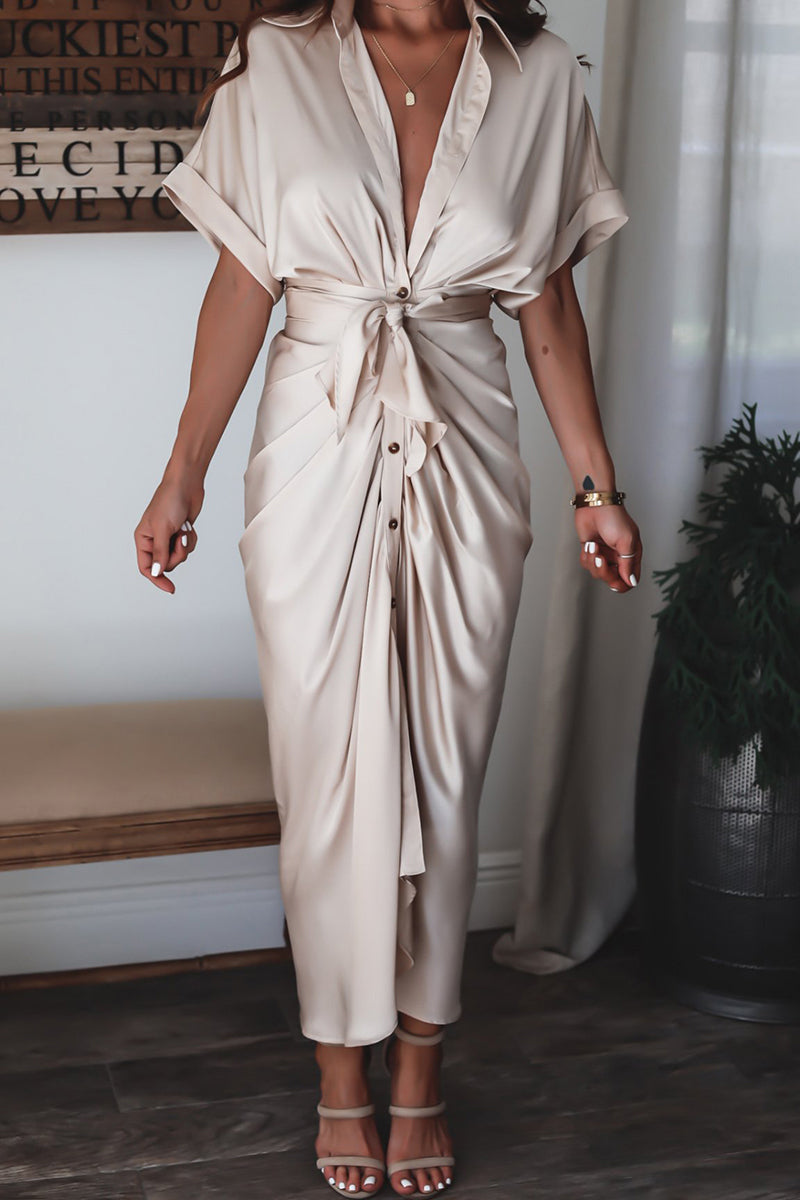 Woman wearing the Celeste Women's Kimono Sleeve Maxi Dress, a sophisticated party dress with elegant kimono sleeves and a fitted waist, standing gracefully in a stylish indoor setting.