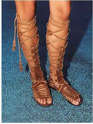 Zavanova Luxe Gladiator Boots