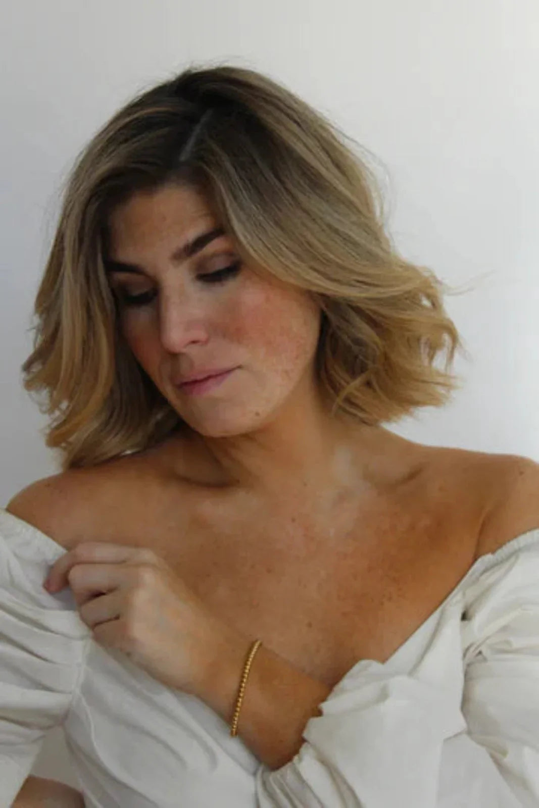 Elegant and minimalist design of Amelia | Women's Beaded Bracelet | Timeless Design Bracelet, perfect for adding a refined touch to any outfit.