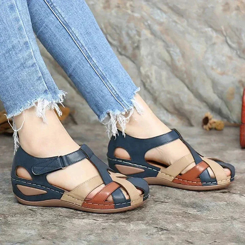 Zavanova - Orthopedic Comfort Wedge Sandals