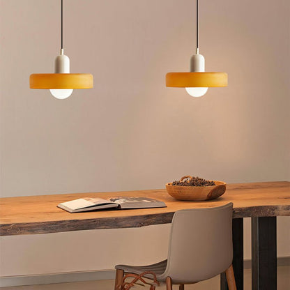 Bauhaus Colored Glass Pendant Lamp - Modern Designer Lighting for Stylish Homes