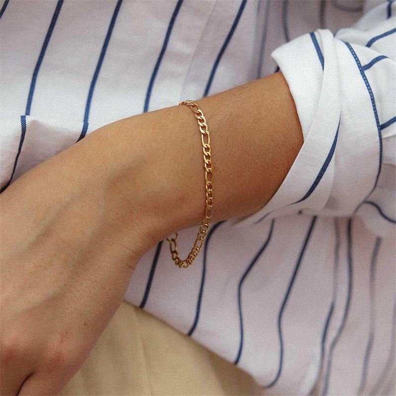 Sophia | Women's Elegant Bracelet | Elegant Link Bracelet featuring interlocking links for a refined and graceful design, perfect for elevating any outfit.