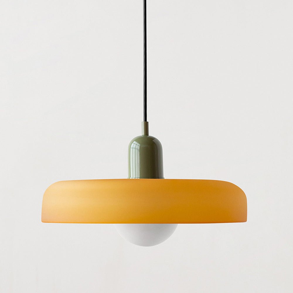 Bauhaus Colored Glass Pendant Lamp - Modern Designer Lighting for Stylish Homes