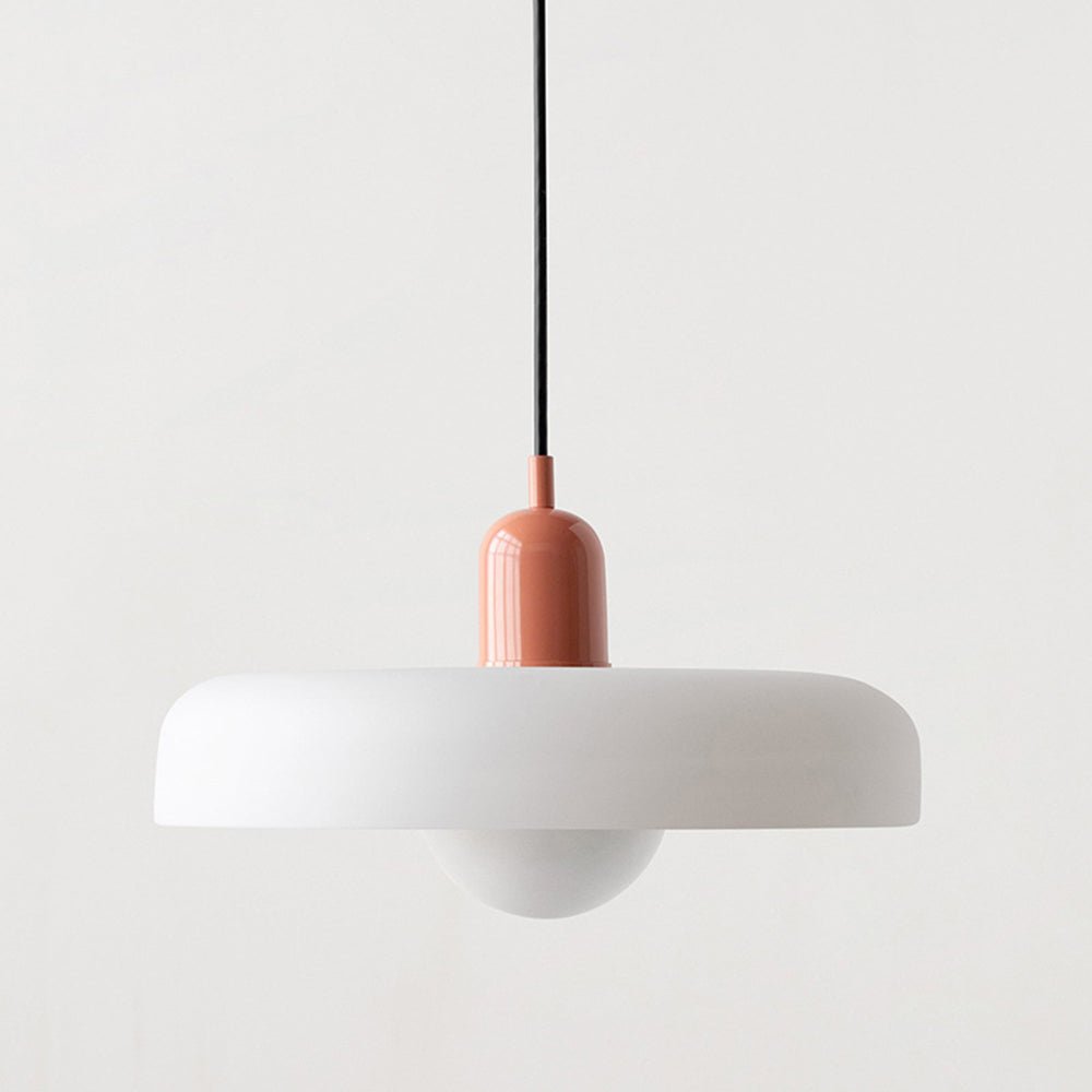 Bauhaus Colored Glass Pendant Lamp - Modern Designer Lighting for Stylish Homes