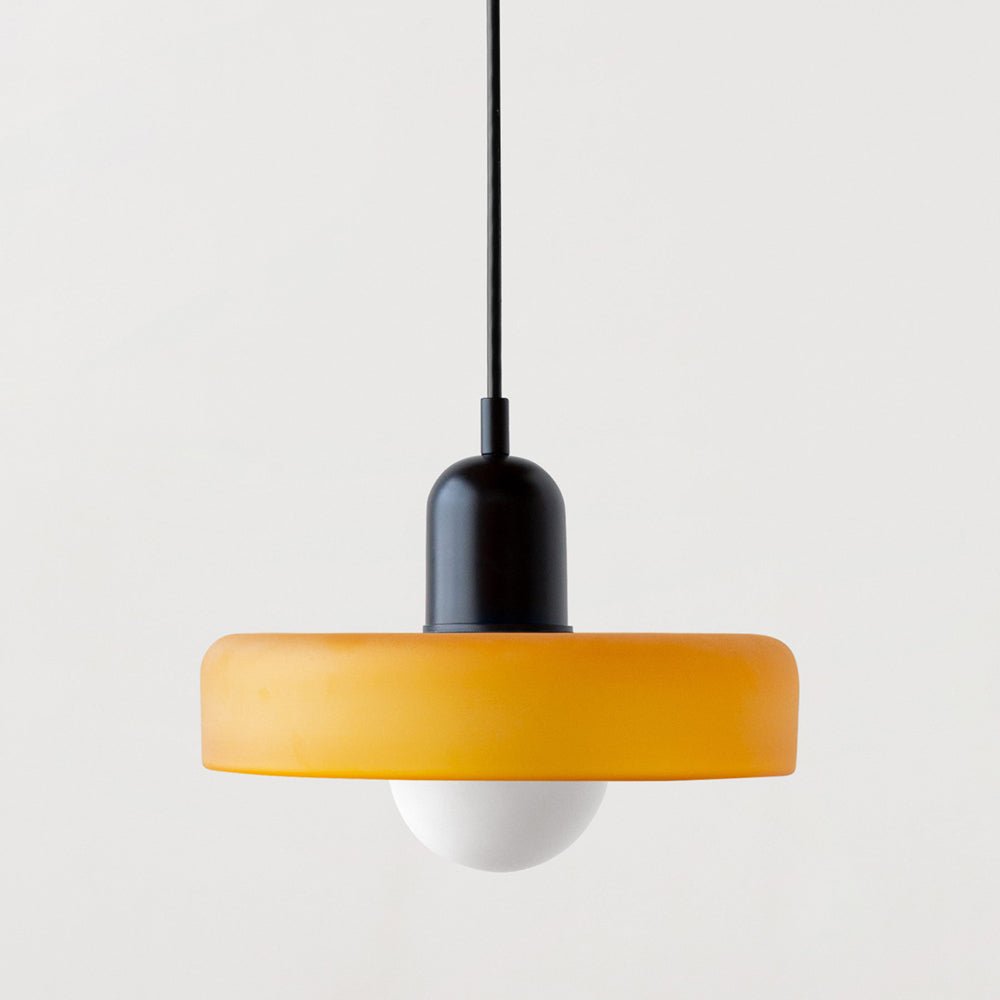 Bauhaus Colored Glass Pendant Lamp - Modern Designer Lighting for Stylish Homes