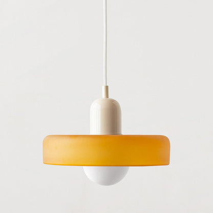 Bauhaus Colored Glass Pendant Lamp - Modern Designer Lighting for Stylish Homes