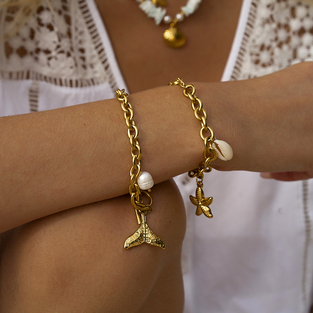 Close-up view of the Lily Women's Elegant Bracelet featuring delicate link design, showcasing its refined and timeless style, perfect for enhancing any outfit.