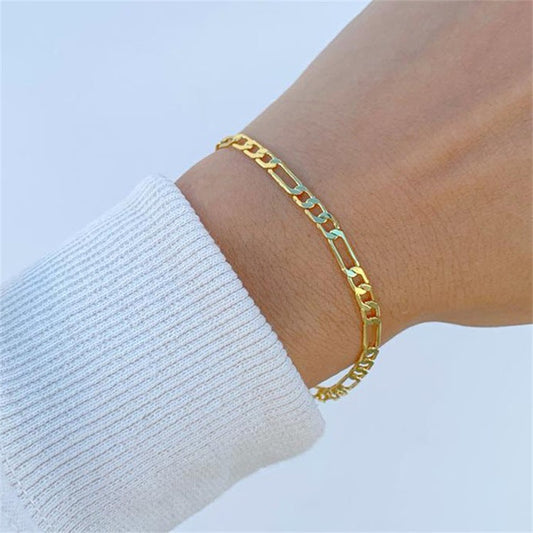 Sophia | Women's Elegant Bracelet | Elegant Link Bracelet featuring interlocking links for a refined and graceful design, perfect for elevating any outfit.