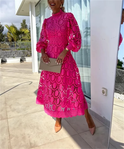 Ladies Elegant New Lace Dress
