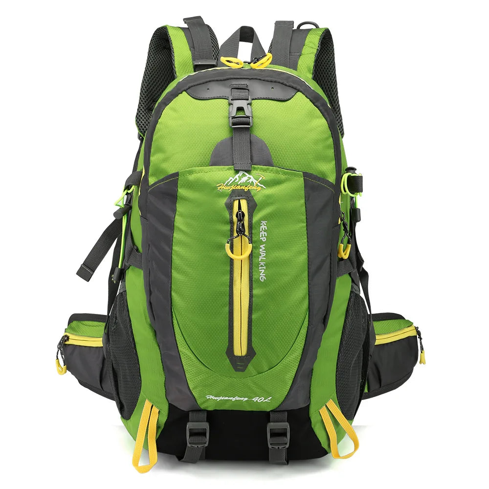 Unisex Waterproof Adventure Backpack – 40L Capacity – Ergonomic Comfort