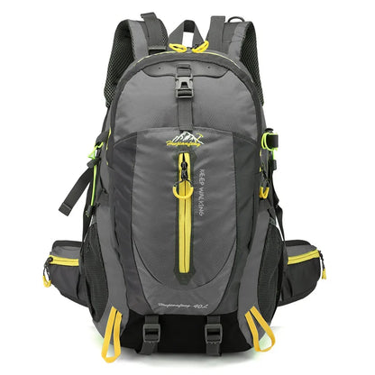 Unisex Waterproof Adventure Backpack – 40L Capacity – Ergonomic Comfort