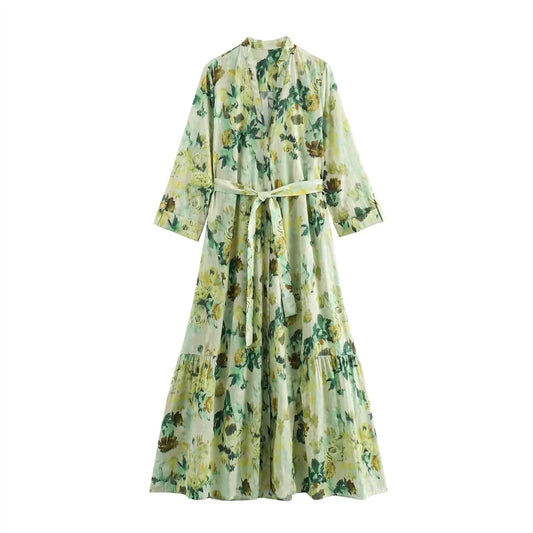 ChicEssence V-neck Midi Dress