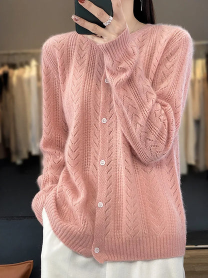 StellaKnit Wool Cardigan for Women