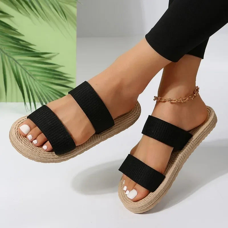 Ano Summer Slingback Wedge Sandals