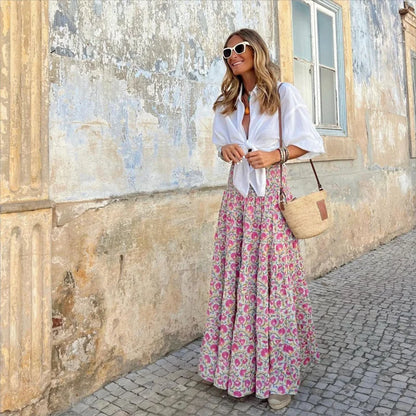 HorizonElegance Summer Long Skirt