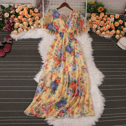 Luminous Belle Romantic Maxi Dress