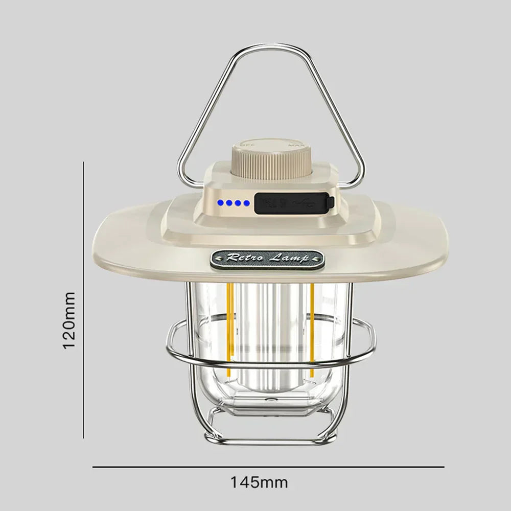 Rechargeable LED Camping Lantern | Enhance Your Outdoor Adventures with Powerful, Eco-Friendly Lighting