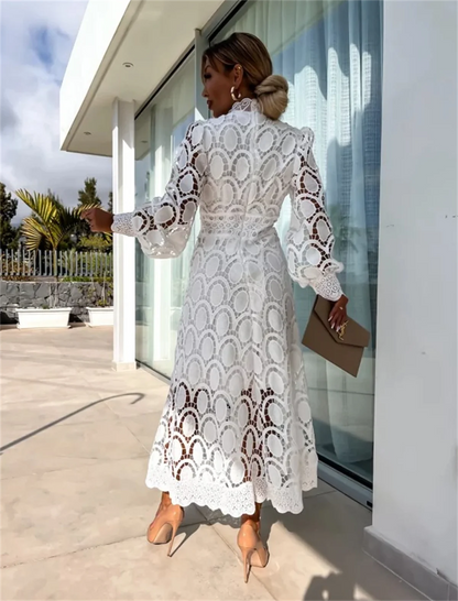 Ladies Elegant New Lace Dress