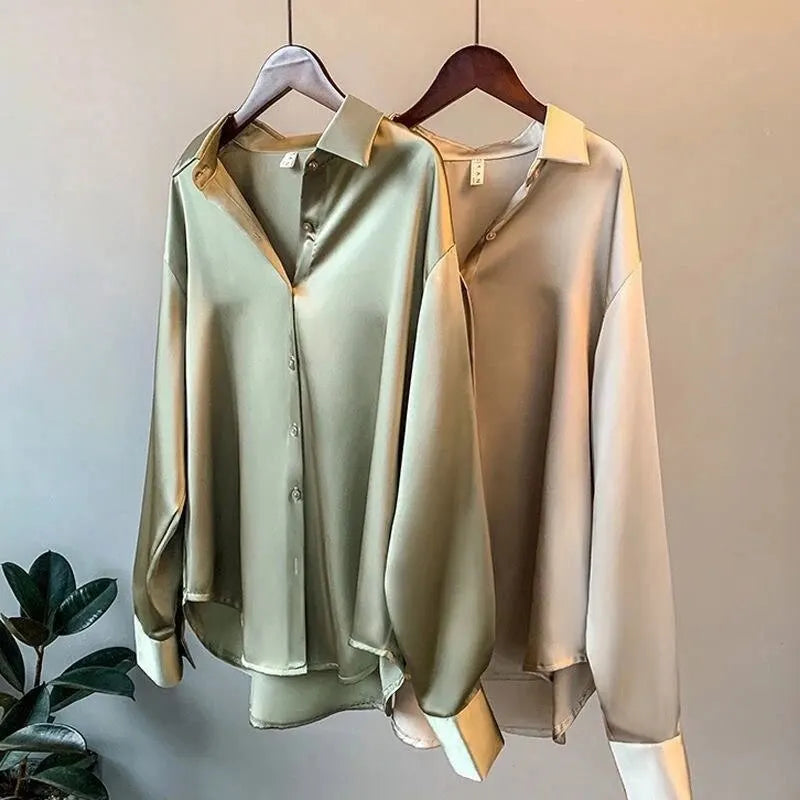Vintage Satin Blouse
