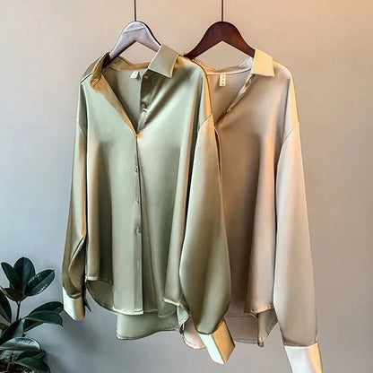 Vintage Satin Blouse