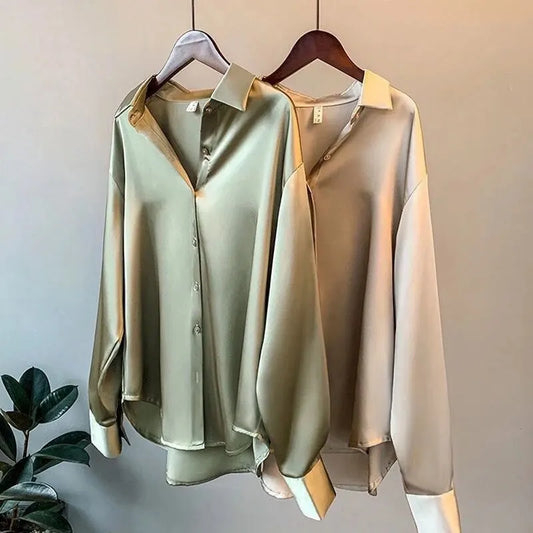 Vintage Satin Blouse