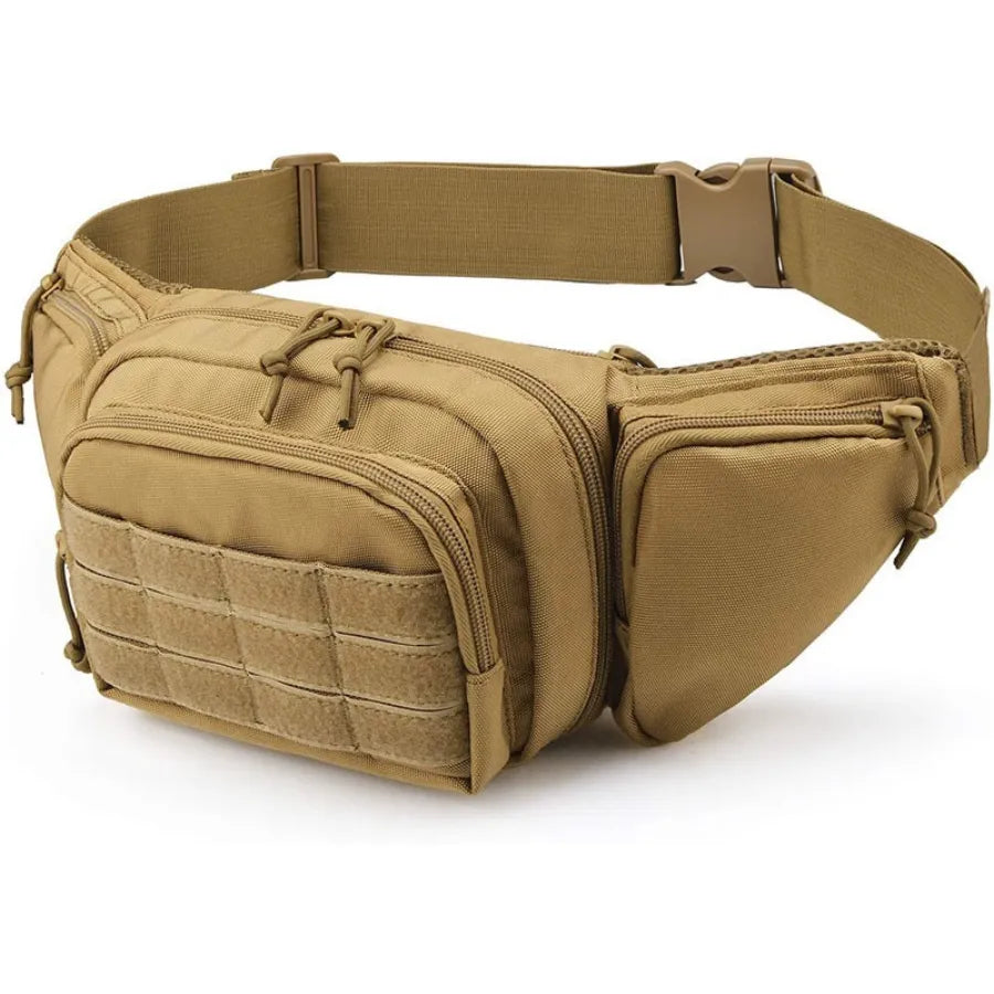 Tactical Waist Bag with Holster – Durable Waterproof Nylon – Molle System – All-Weather Protection