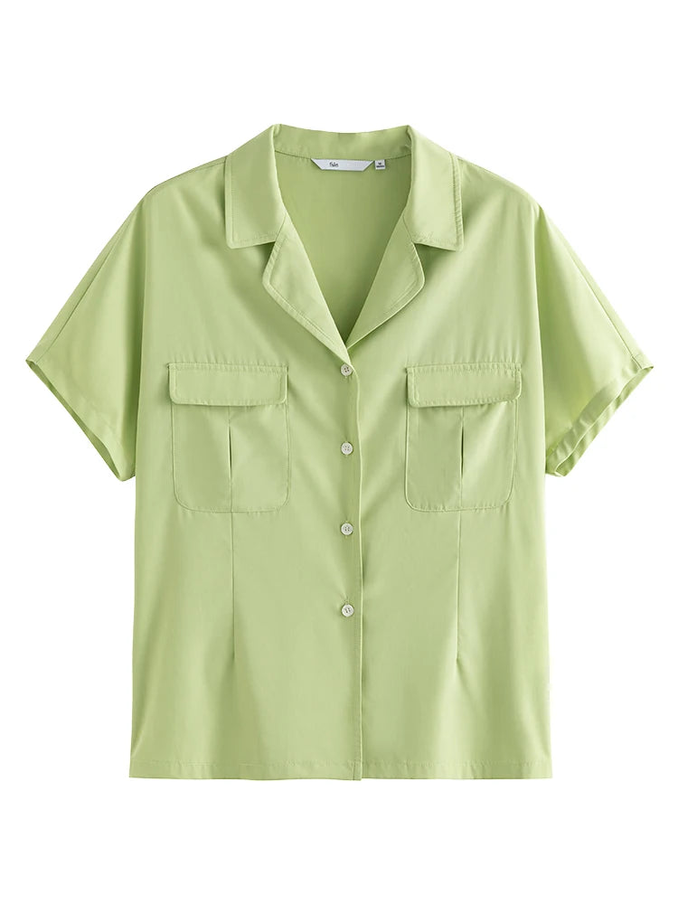 French Short Sleeve Blouse