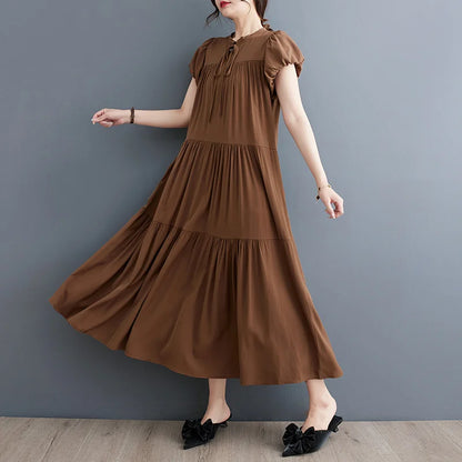 Elegant Charm Summer Vintage Dress