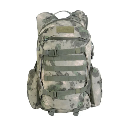 Stealth Camo Adventure Backpack – 45L | Reinforced Stitching | Breathable Back Panel | Adjustable Padded Straps