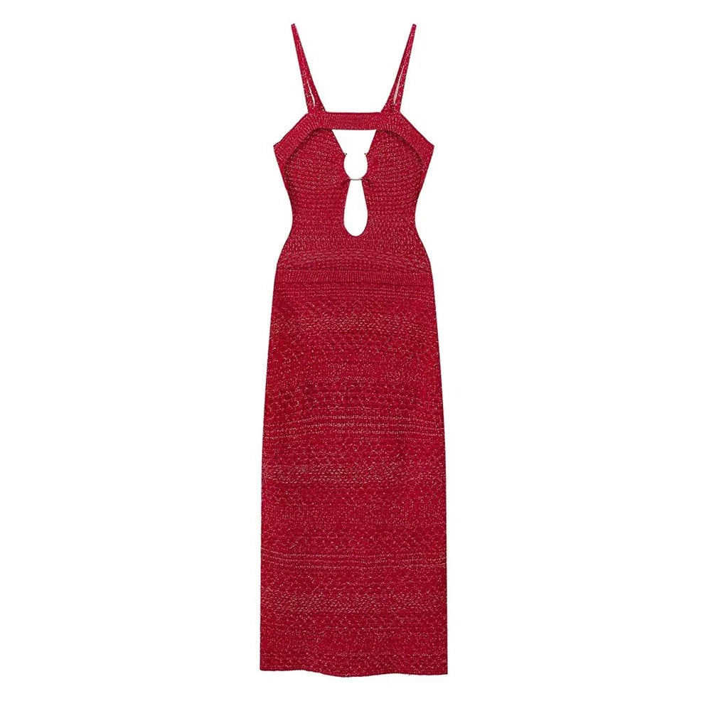 2025 Sexy Knit Sling Dress