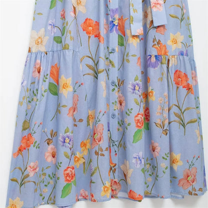 Elysian Bloom Flower Print Dress