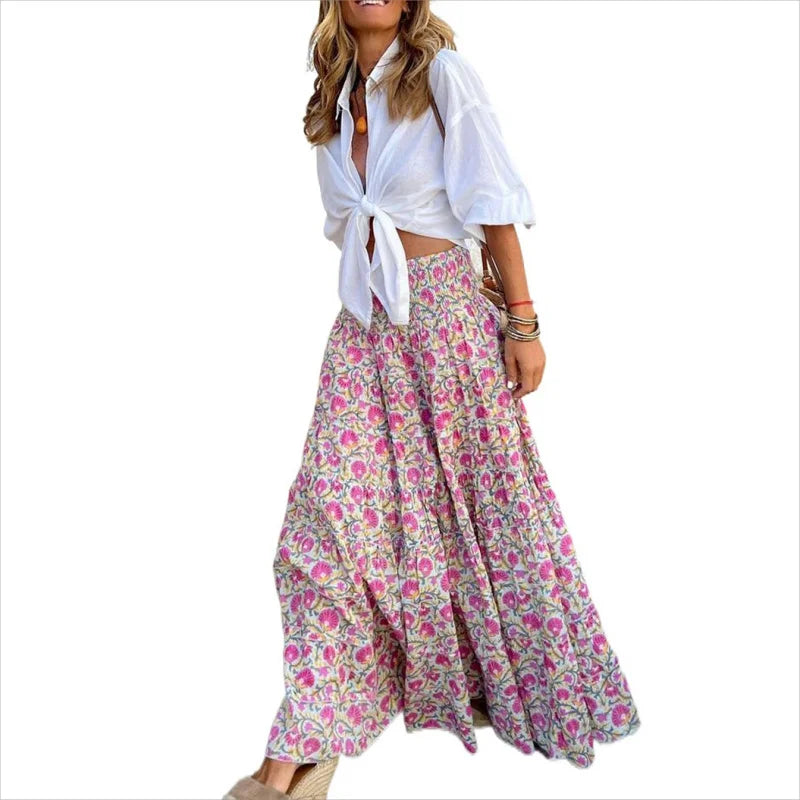 HorizonElegance Summer Long Skirt