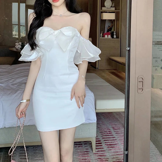 Elysian Charm Summer Mini Dress