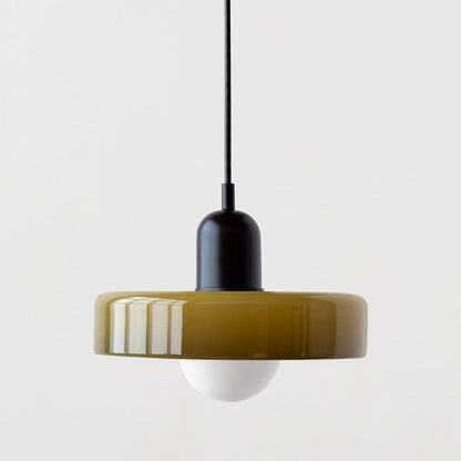 Bauhaus Colored Glass Pendant Lamp - Modern Designer Lighting for Stylish Homes