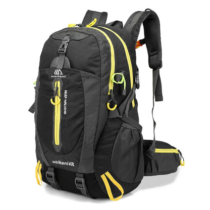 Unisex Waterproof Adventure Backpack – 40L Capacity – Ergonomic Comfort