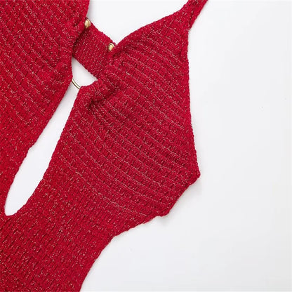 2025 Sexy Knit Sling Dress