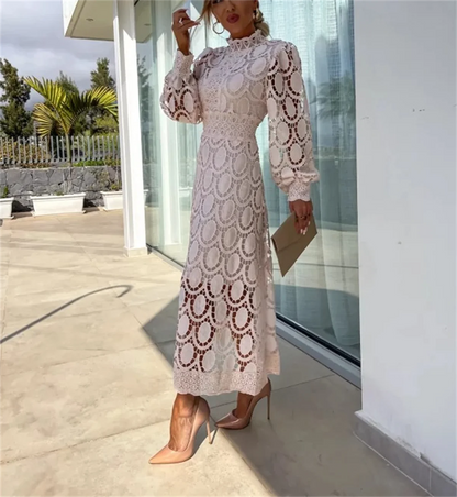 Ladies Elegant New Lace Dress