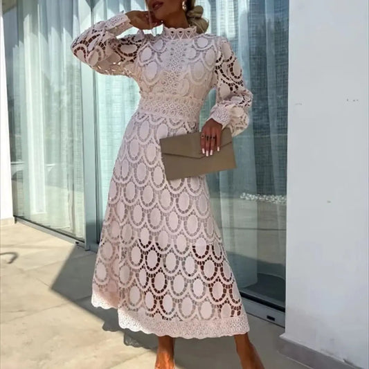 Ladies Elegant New Lace Dress