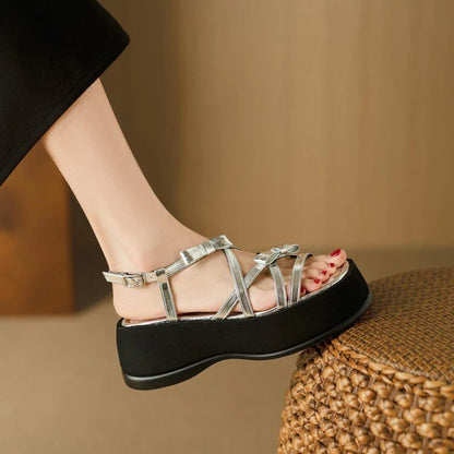 Zavanova Summer Shiny Sandals